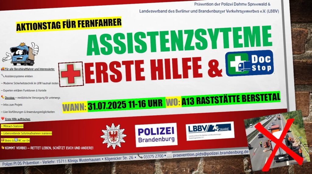 Aktionstag für Fernfahrer